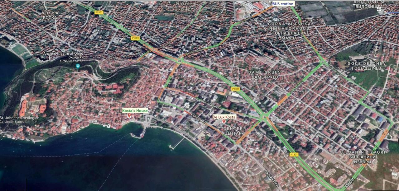 Vila Kosta City Center Port Ohrid Esterno foto